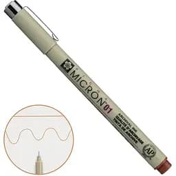 Линер Pigma Micron (0.1) 0.25 мм Коричневый Sakura