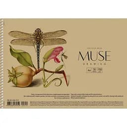 Альбом Muse Drawing на спіралі A4 30 аркушів в асортименті (PB-SC-030-319) - мініатюра 2