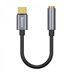 Переходник адаптер Baseus Type-C Male to 3.5 mm Female Adapter L54 CATL54-0G Deep Grey
