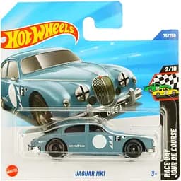 Базовая машинка Hot Wheels Race Day Jaguar MK1 голубая (5785) JBB58-N522