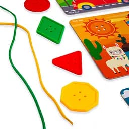 Гра-шнурівка "Fisher-Price. Maxi гудзики" Vladi Toys VT2905-22 Укр - мініатюра 3