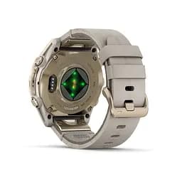 Смарт-годинник Garmin Fenix 8 43 мм AMOLED Сапфір Туманно-сірий/М'яке золото з шкіряним ремінцем QuickFit 20 мм - мініатюра 3