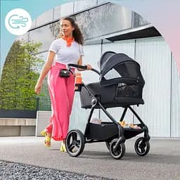 Універсальна коляска 2 в 1 Kinderkraft Nea Platinum Grey (KSNEA000GRY2000) - мініатюра 17