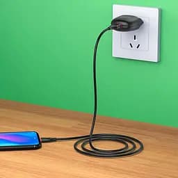 Зарядний набір блок із кабелем micro-USB Borofone BA49A Vast power чорний - мініатюра 3