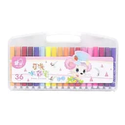 Набір фломастерів "Water color pen" Bambi 229-36(Pink) 36 кольорів