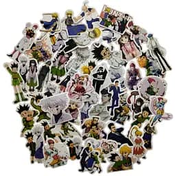 Стікерпак Хантер х Хантер Набір наклейок Hunter × Hunter 50 штук