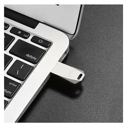 Флеш-накопичувач USB Hoco UD4 Intelligent high speed 128Gb сріблястий - мініатюра 2