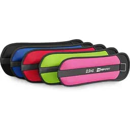 Обважнювачі для ніг та рук Hop-Sport HS-S002WB 2х1кг зелені - мініатюра 4