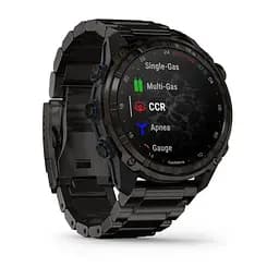 Смарт-годинник Garmin Descent Mk3i 51 мм корпус сірий карбон титановий DLC з титановим DLC браслетом - мініатюра 2