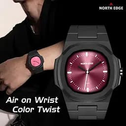 Годинник чоловічий наручний водостійкий North Edge Volt 5 Bar - мініатюра 5