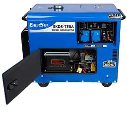 Генератор дизельний EnerSol 6/6.5 кВт SKDS-7EBA - мініатюра 2