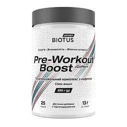 Предтренировочный комплекс, Pre-workout Boost, вкус вишни, 350 г Biotus vit0003359