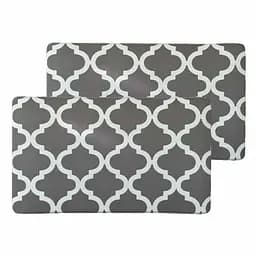 Коврики кухонные набор Lovely Svi 2 шт: 44x74 x1 см и 44 x74 x1см Серый