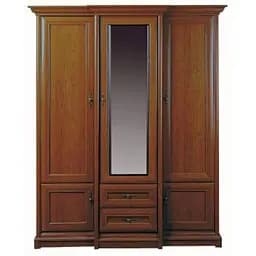 Шафа з дзеркалом в спальню Gerbor Соната 3d/2s Каштан (GRB-1452)