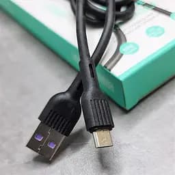 Кабель SkyDolphin S03V USB - micro USB (M/M), 1 м, Black (USB-000420) - мініатюра 3