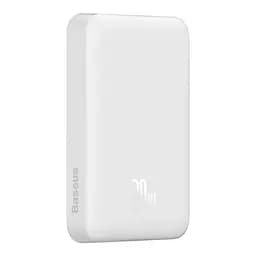 Портативний ЗП Power Bank Baseus Magnetic Mini 20W c БЗП 10000 mAh (PPCX070001) White - мініатюра 3