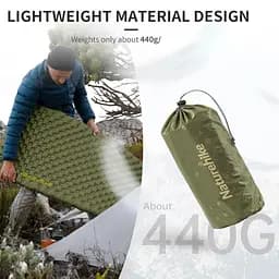 Матрац надувний Naturehike Ultralight (CNH22DZ018) 7см - одномісний - 183х58см - зелений - мініатюра 3