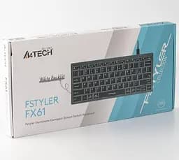 Клавіатура A4Tech FX61 USB Grey (FX61 USB Grey) - мініатюра 5