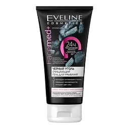 Очищающий гель для вмивання 3 в 1 Eveline Facemed + Чорне вугілля, 150 мл