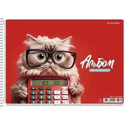 Альбом для малювання Школярик A4 спіраль 20 аркушів (PB-SC-020-8502-3)