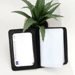 Обкладинка на ID паспорт, права шкіряна Handycover HC0047 чорна - мініатюра 3