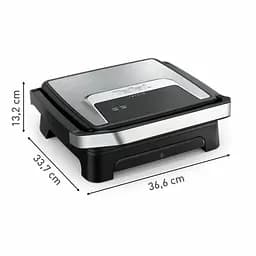 Гриль Tefal притискний Inicio Classic 2000Вт метал чорний (GC271D10) - мініатюра 3