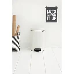 Відро для сміття Brabantia Pedal Bin біле 12 л (111969) - мініатюра 6