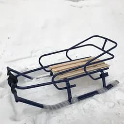 Санки зимові "Буран" Snower 482021111100452BLUE, сині - мініатюра 4