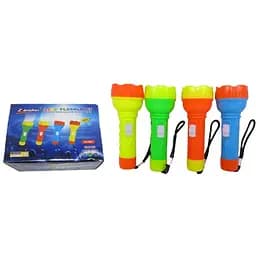 Ліхтарик ручний 827 пластиковий в асортименті 9.1 см 