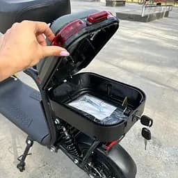 Електросамокат EVOBIKE Zen U12 MAX 2025 року чорний | електросамокат з трьома фарами, корзинкою та багажником - мініатюра 11