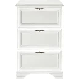 Тумба для взуття ВМК (БРВ) Кентукі SFB3B Білий альпійський (GRB-2006)