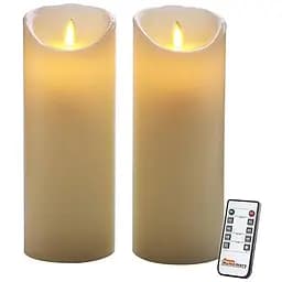 Безполум'яні мерехтливі свічки 2 шт. світлодіодні