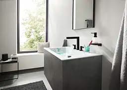 Дозатор підвісний Hansgrohe AddStoris для рідкого мила Matt Black/скло 41745670, Чорний матовий - мініатюра 8