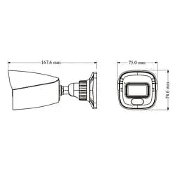 IP-відеокамера 8Mp TVT TD-9481S4L-C(D/PE/AW2) White f=2.8mm, ІЧ+LED-підсвічування, з мікрофоном (77-00475) - мініатюра 2