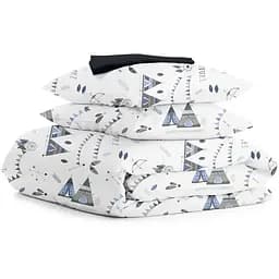 Комплект постільної білизни Cosas Dream wigwam CS5 Двоспальний блакитний (WigwamDream_El160-Black_180)