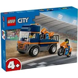 Конструктор LEGO City Транспортер мотоциклов 88 деталей (60491)
