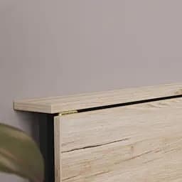 Стіл розкладний Моріс Ferrum-decor 750x1000x600 Чорний метал ДСП Дуб Сан-Марино 16 мм (FRD-104670) - мініатюра 10