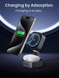 Бездротова зарядна підставка стенд Ugreen W526 MagSafe Qi 20 Вт (UGR-35278) - мініатюра 8