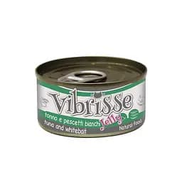 Консервований корм для котів з тунцем та корюшкою в желі Croci Vibrisse Jelly 70 г