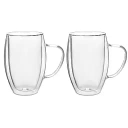 Набір чашок із подвійними стінками LeGlass Crystal, 380 мл, 2 шт. (605-003)