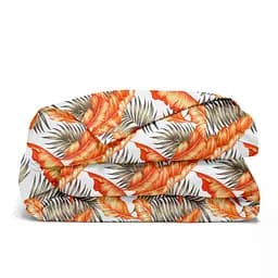 Комплект постільної білизни Cosas Orange palms CS2 Євро помаранчевий (PalmBeigeOrange_CellAshbeige_200) - мініатюра 7