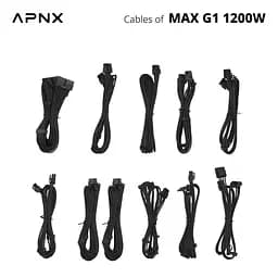Блок живлення APNX MAX G1 1200W 80+ Gold (APPG-MXK2FEC.X1) - мініатюра 8
