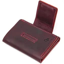 Жіноче шкіряне портмоне Grande Pelle 8х10х1.5 см acs0018762 - мініатюра 3