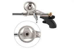 Пістолет монтажний для піни Intertool PT-0650 нікель - мініатюра 4