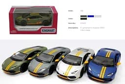 Автомодель Lamborghini Huracan 5" матова, двері (В асортименті) - мініатюра 3