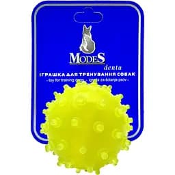 Игрушка для собак Modes Denta мяч мина S 6 см желтая