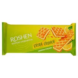 Вафли Roshen Wafers Sandw Extra Crunch Lemon Cream 142 г (946981)