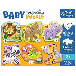 Пазли Trefl Baby Progressive 6 в 1 Сафарі - мініатюра 2