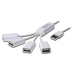 USB-Хаб Digitus USB-A 4хUSB-АF, 100см (DA-70216)