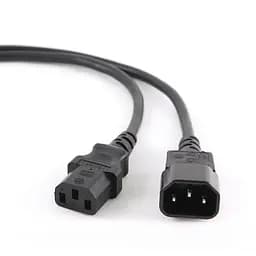 Кабель живлення Cablexpert PC-189-VDE-5M (С13-С14), VDE, черний, 5м (PC-189-VDE-5M)